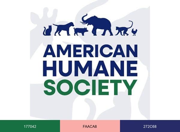 American Humane Society brand color palette