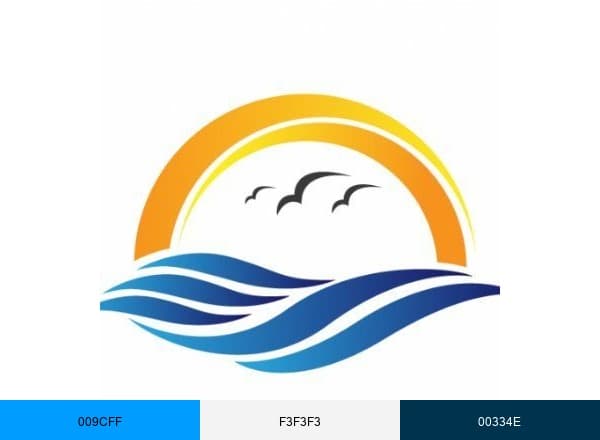 American Oceans brand color palette