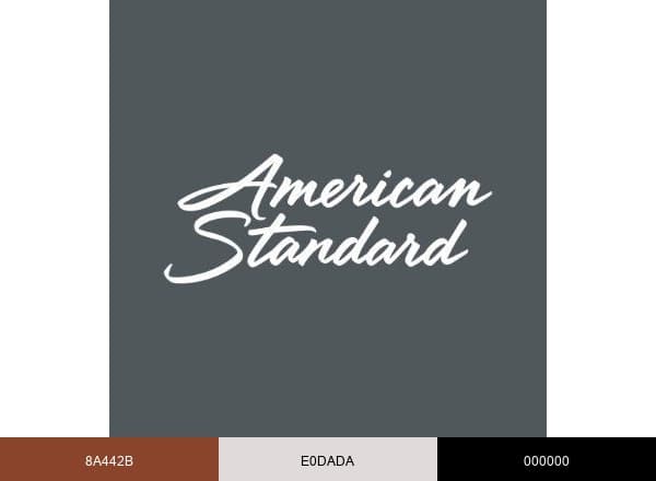 American Standard brand color palette
