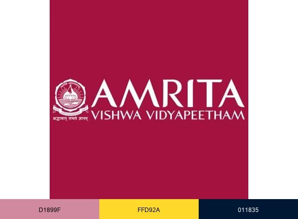 Amrita Vishwa Vidyapeetham brand color palette