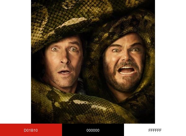 Anaconda Movie brand color palette