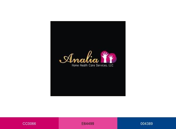 Analia Home Health Care Services brand color palette