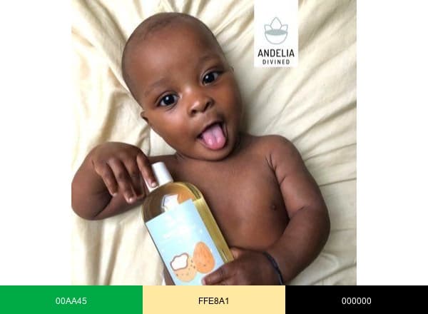 AndeliaProducts brand color palette
