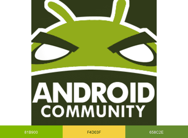 Android Community brand color palette