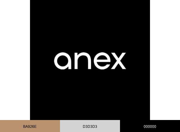 Anex Baby brand color palette