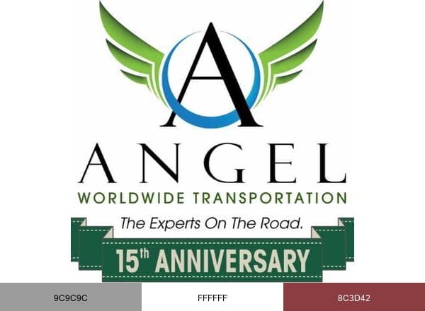 Angel Worldwide brand color palette