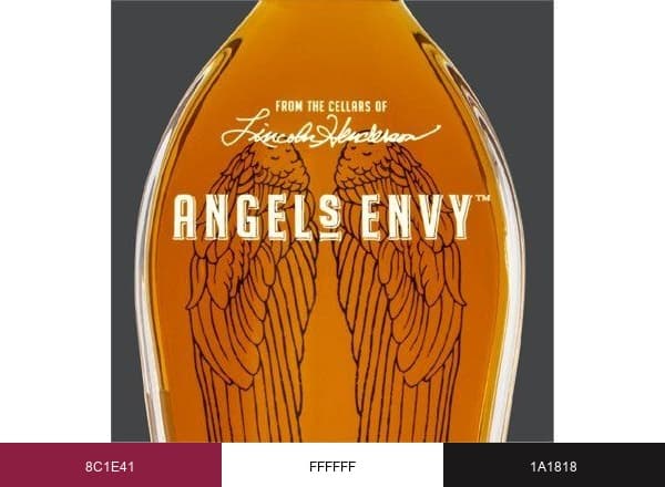 Angel's Envy brand color palette