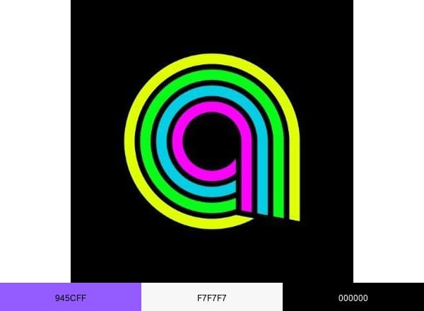 Anghami brand color palette