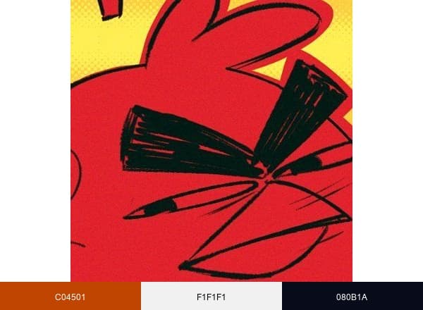 Red brand color palette