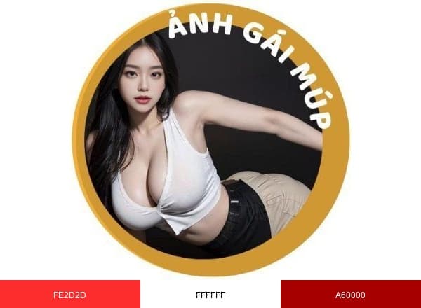 Ảnh Gái Múp brand color palette