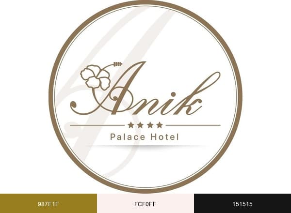 Anik Palace Hotel brand color palette