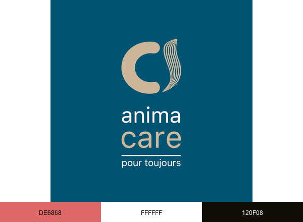 Anima Care brand color palette