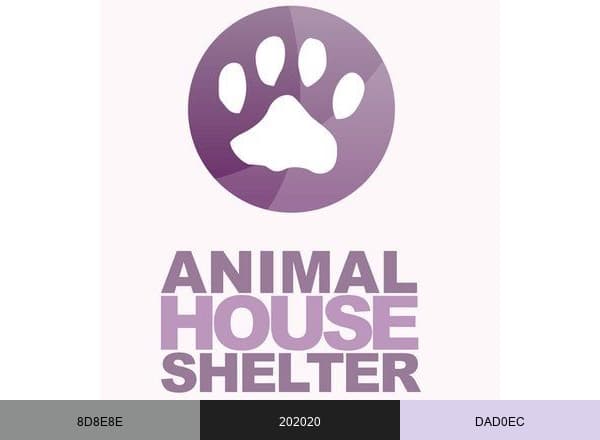 Animal House Shelter brand color palette