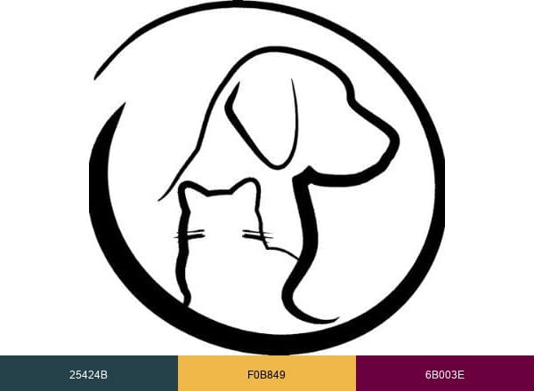 Annapolis Cat & Bay Ridge Animal Hospital brand color palette