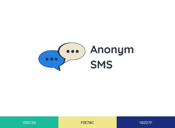 AnonymSMS brand color palette