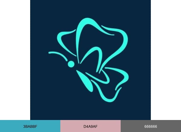 AntalyaDentSmile brand color palette