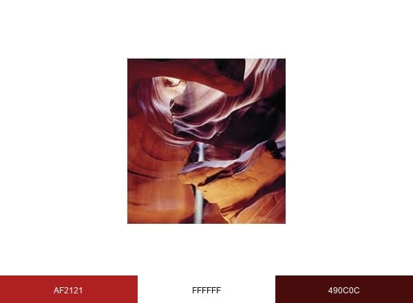 Antelope Canyon brand color palette