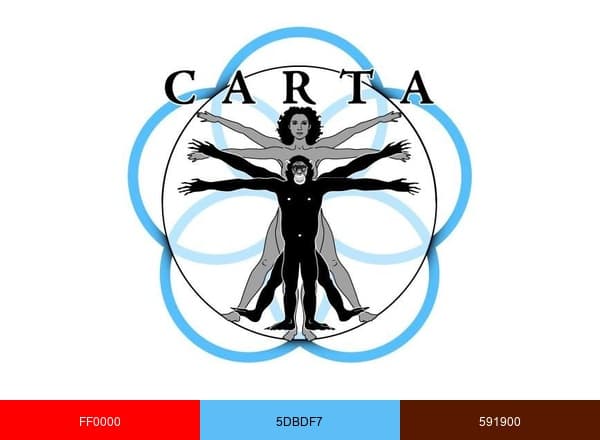 CARTA: Center for Academic Research and Training in Anthropogeny brand color palette
