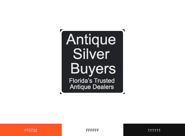 Antique Silver Buyer brand color palette