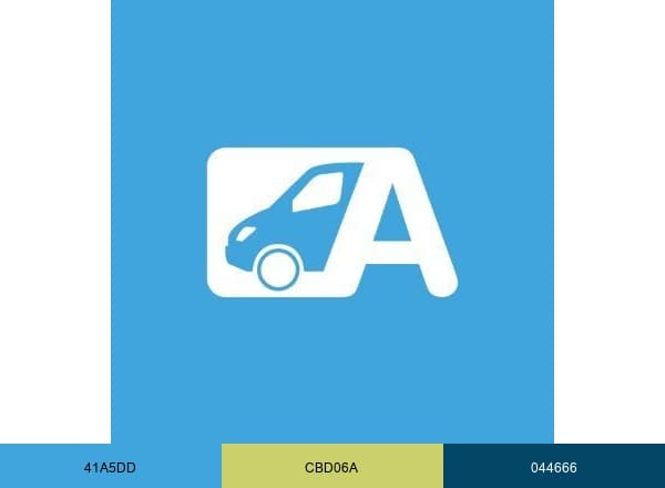 AnyVan brand color palette