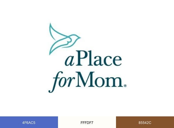 A Place for Mom brand color palette