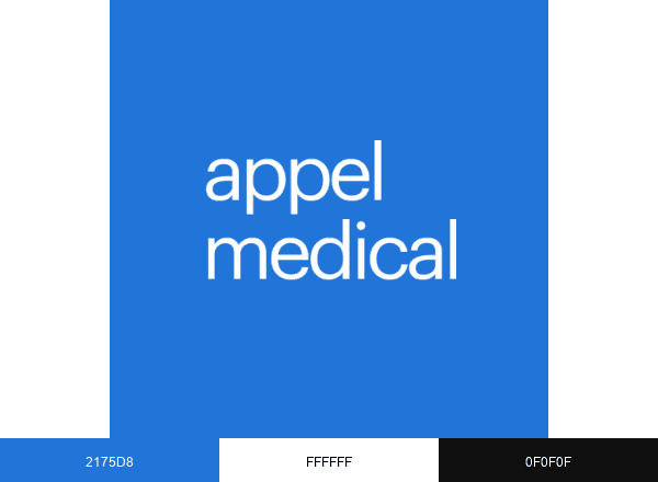 Appel Médical brand color palette