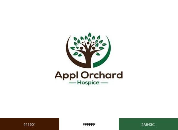 Appl Orchard Hospice of KS & MO brand color palette