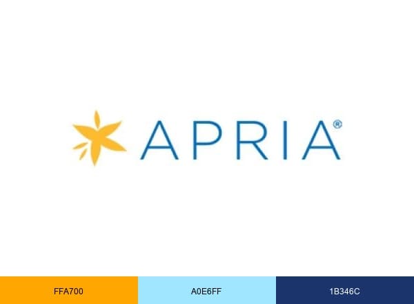 Apria brand color palette