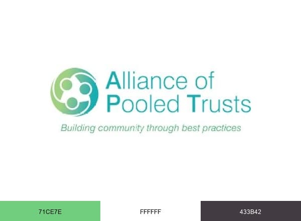 Alliance of Pooled Trusts brand color palette