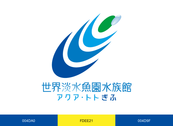 世界淡水魚園水族館　アクア・トト ぎふ brand color palette
