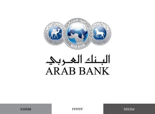 Arab Bank brand color palette