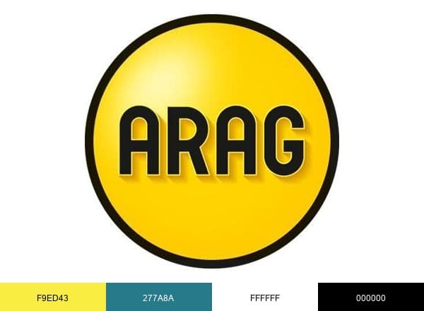 ARAG brand color palette
