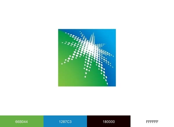 Aramco brand color palette