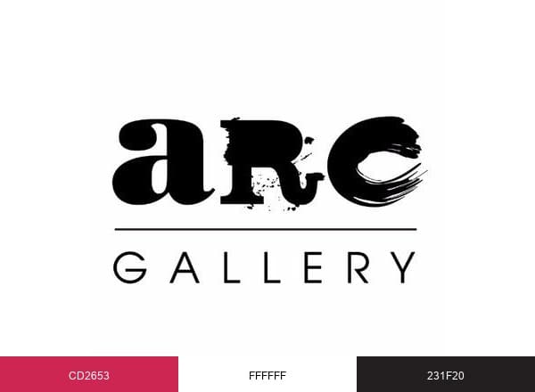Arc Gallery brand color palette