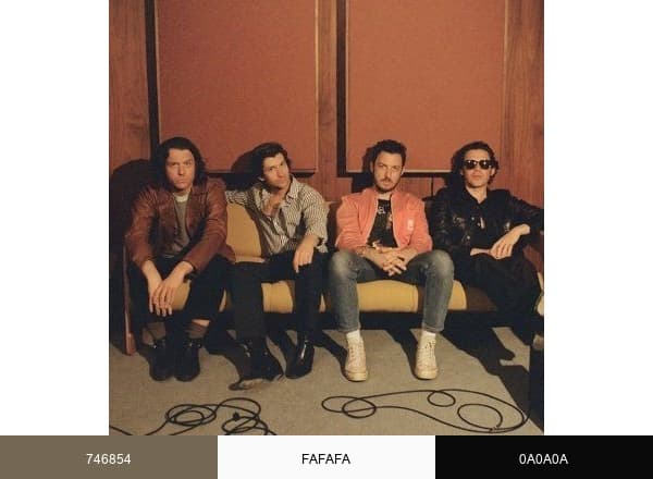 Arctic Monkeys brand color palette
