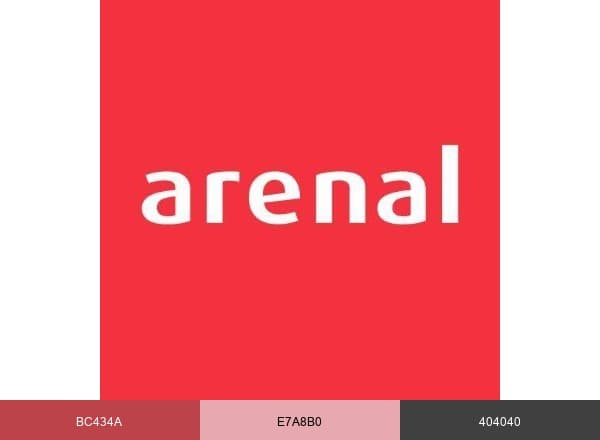 Arenal Perfumerías brand color palette