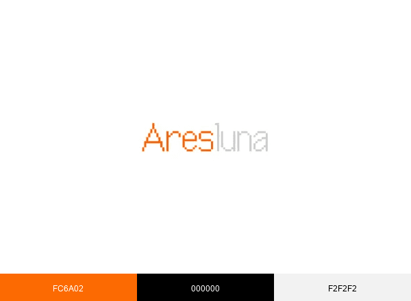 Aresluna brand color palette