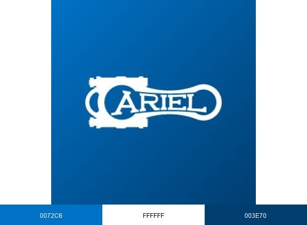 Ariel Corporation brand color palette