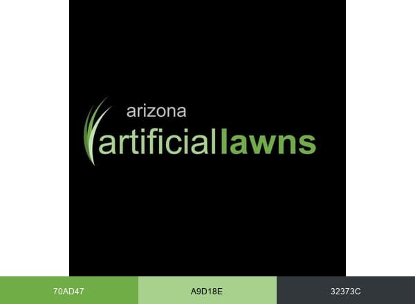 Arizona Artificial Lawns brand color palette