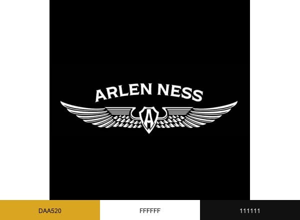 Arlen Ness brand color palette
