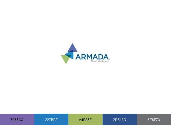 Armada Supply Chain Solutions brand color palette