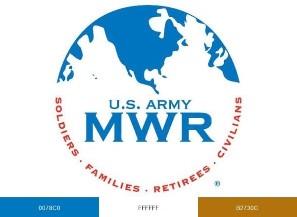 Family MWR Programs brand color palette
