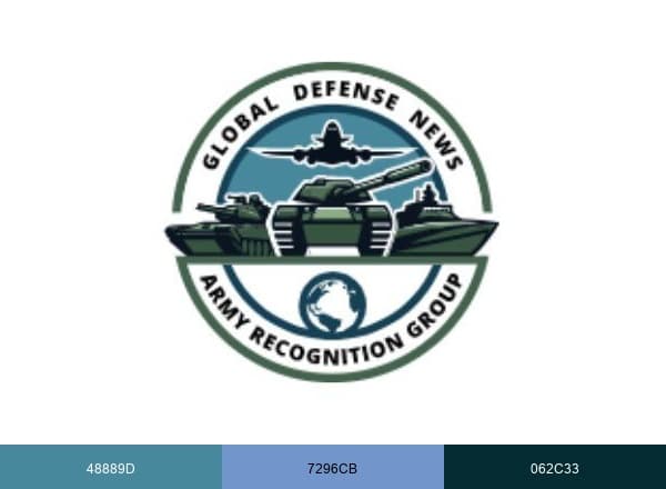 Army Recognition brand color palette