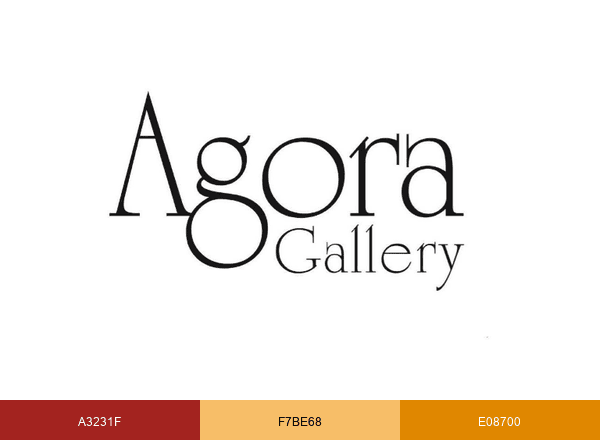Agora Gallery brand color palette