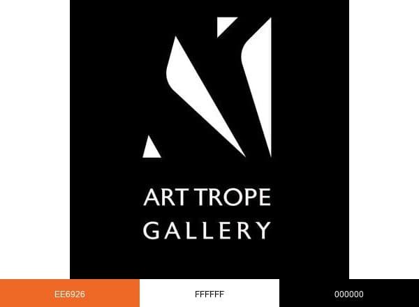 ART TROPE GALLERY brand color palette