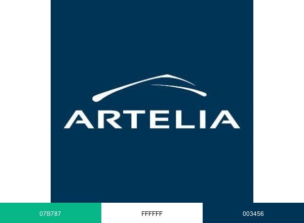 Artelia brand color palette