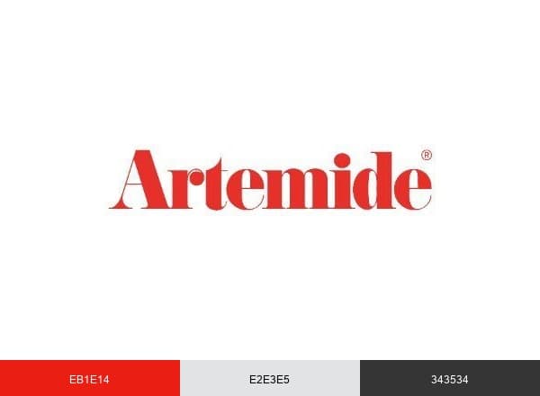 Artemide brand color palette