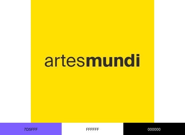 Artes Mundi brand color palette