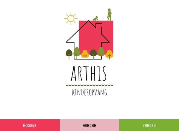 Arthis kinderopvang brand color palette