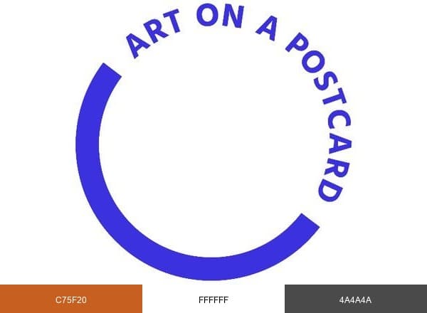 ArtonaPostcard brand color palette